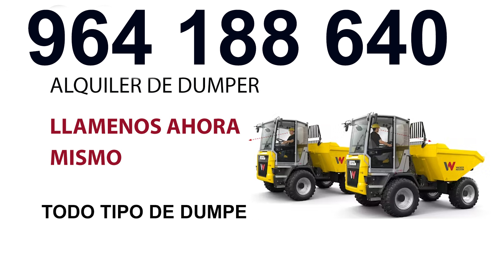 Canet Lo Roig Alquiler Mini Dumper