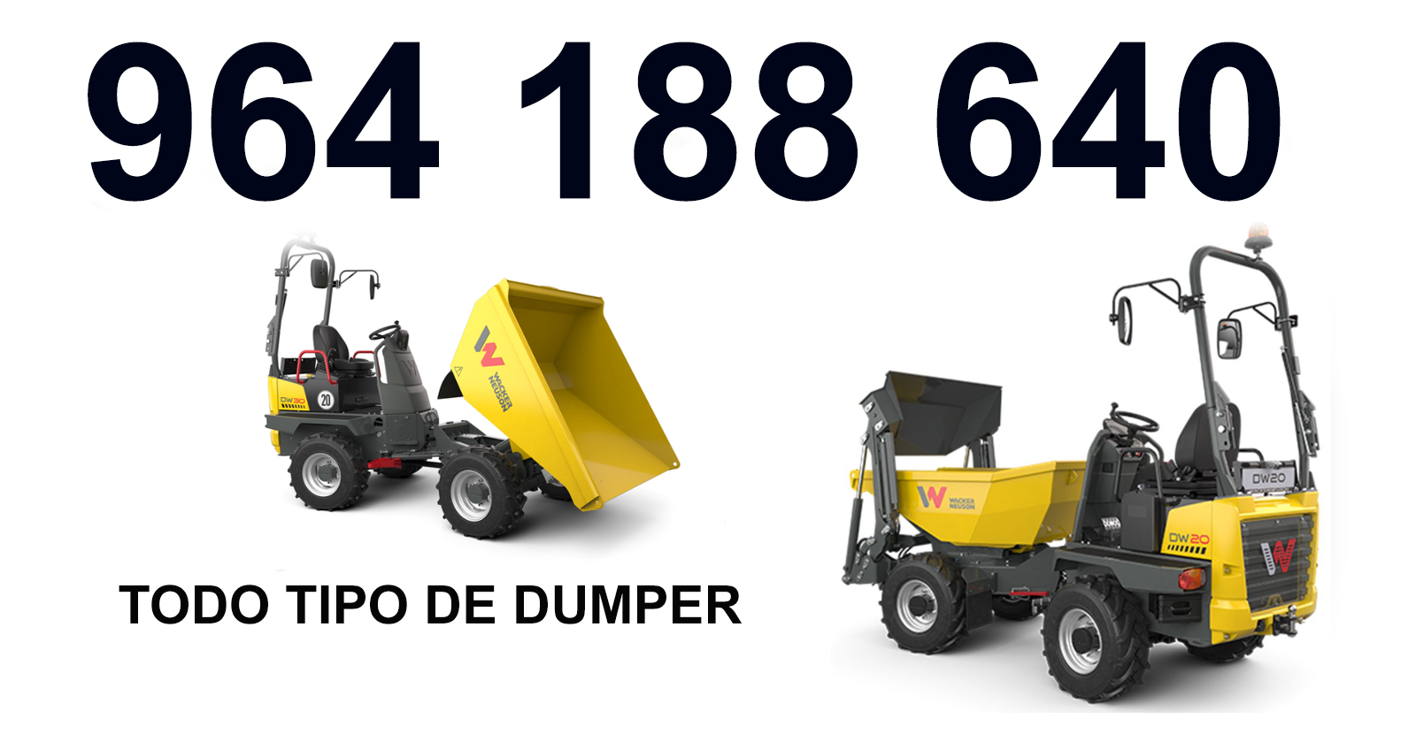 Mejores ofertas en alquiler Mini Dumper Canet Lo Roig